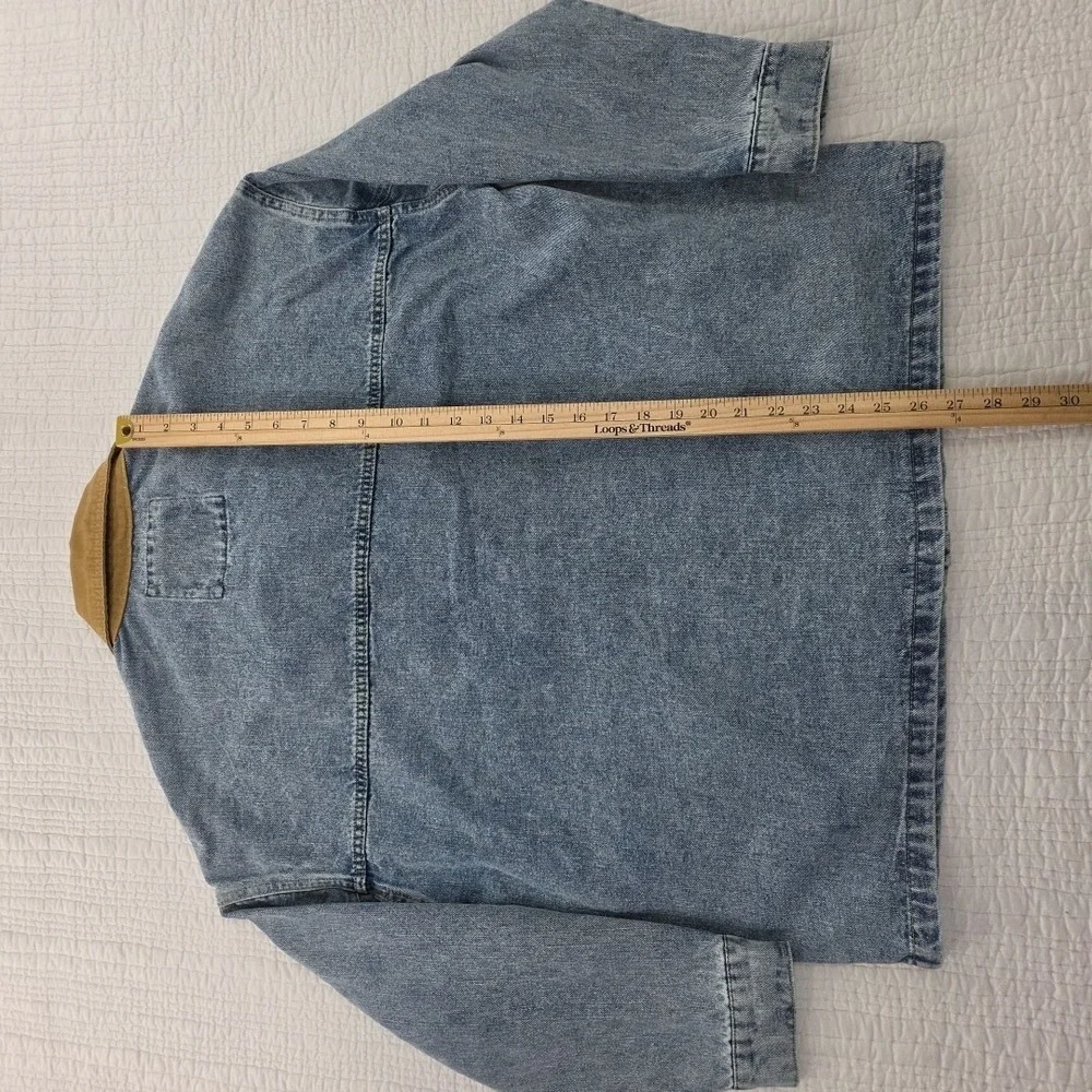 Ashley Vintage Charm Chore Jacket Mens L Large Denim NEW Deep Pockets NWT‎ Barn